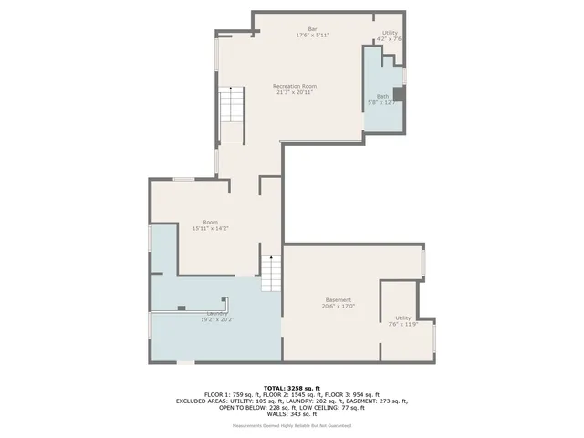 a picture of a room with a white wall and a large window