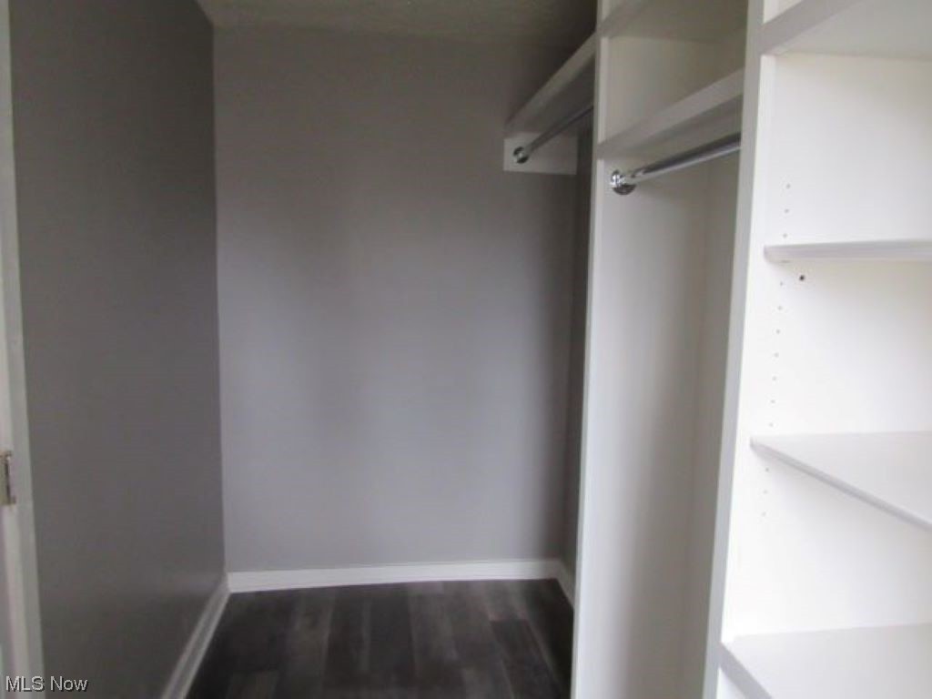 8528 Lafayette Road Lodi, OH 44254 - Photo 14 of 22 Spacious closet featuring dark hardwood / wood-style floors