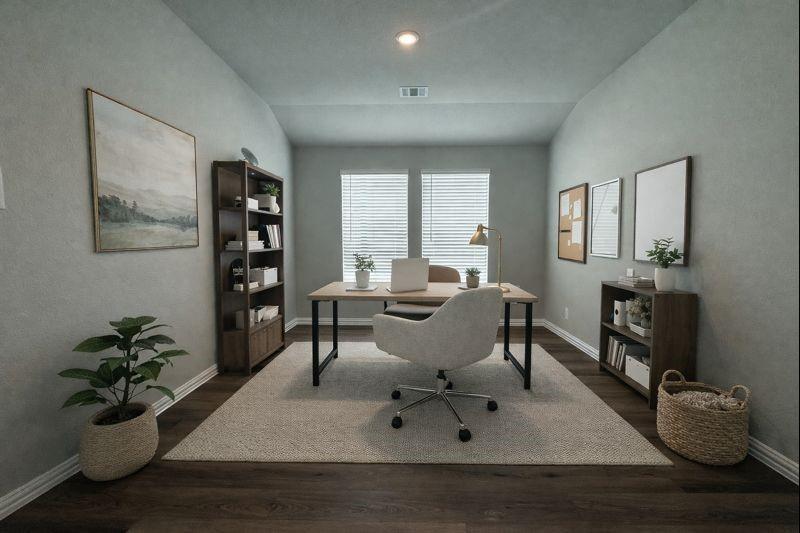 2624 Grand Cyn Street Anna, TX 75409 - Photo 3 of 24 Flex room virtually staged as an office