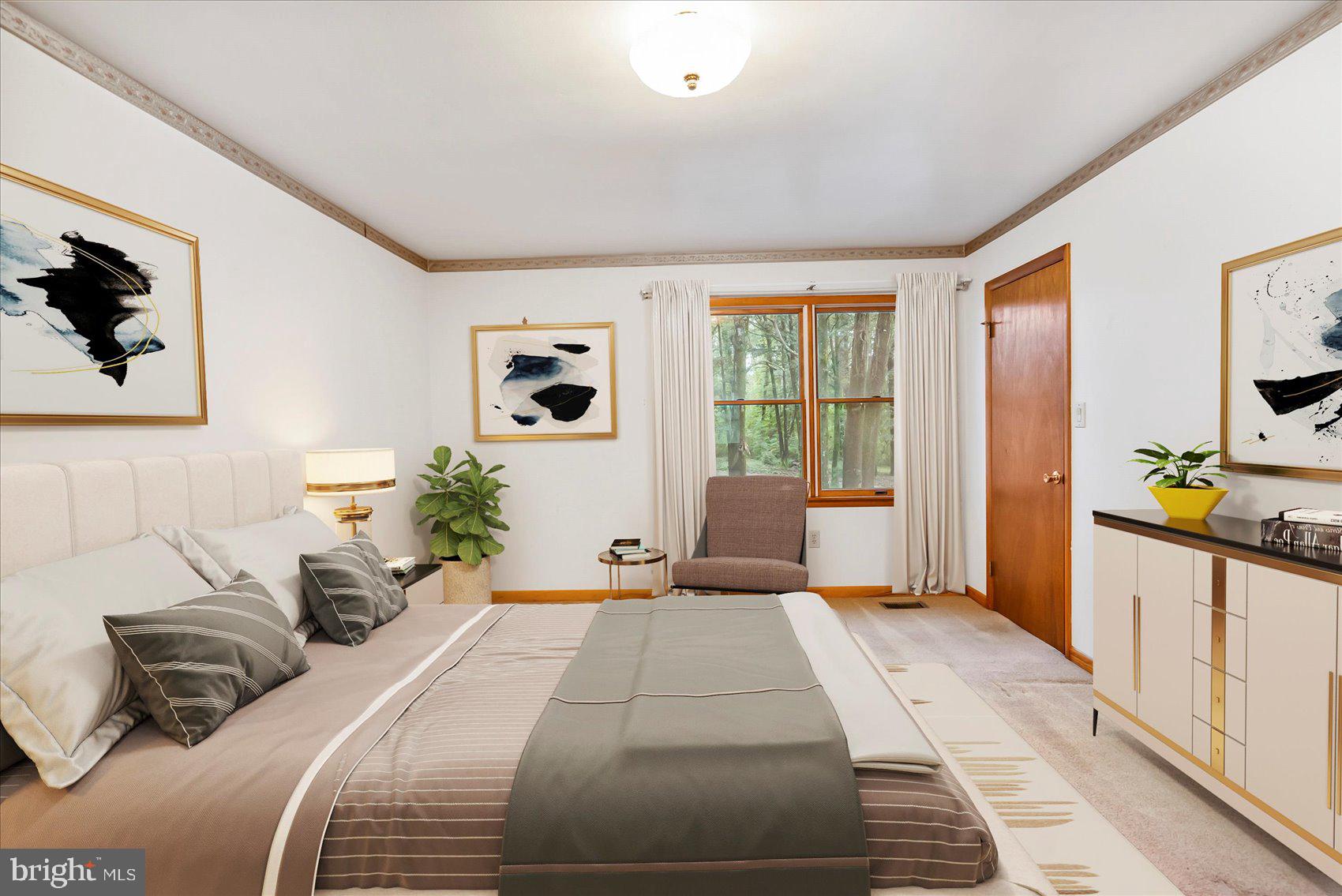 7909 Poplar Grove Road Severn, MD 21144 - Photo 17 of 39 Virtually staged primary bedroom