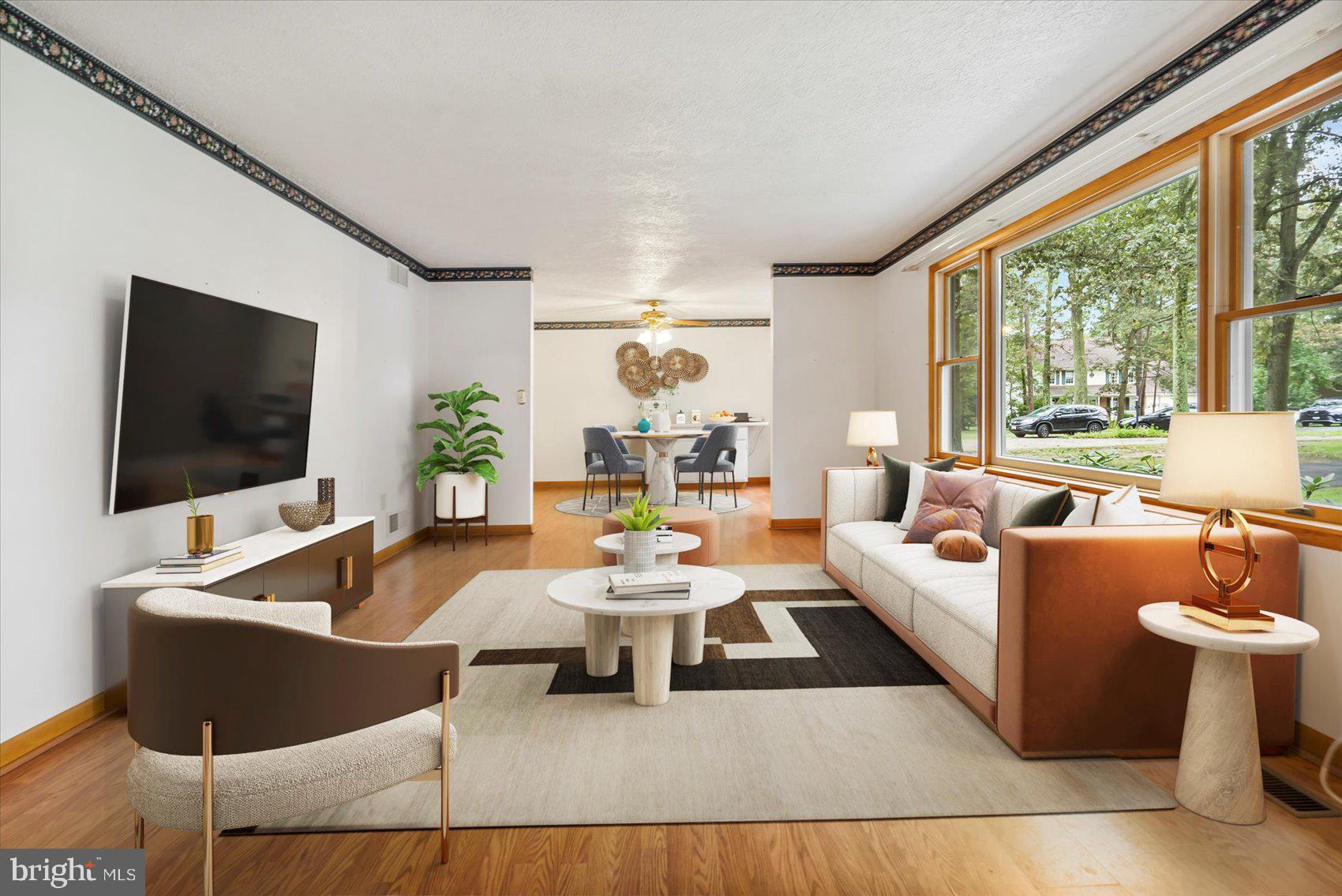 7909 Poplar Grove Road Severn, MD 21144 - Photo 6 of 39 Virtually staged Living room / Dining room