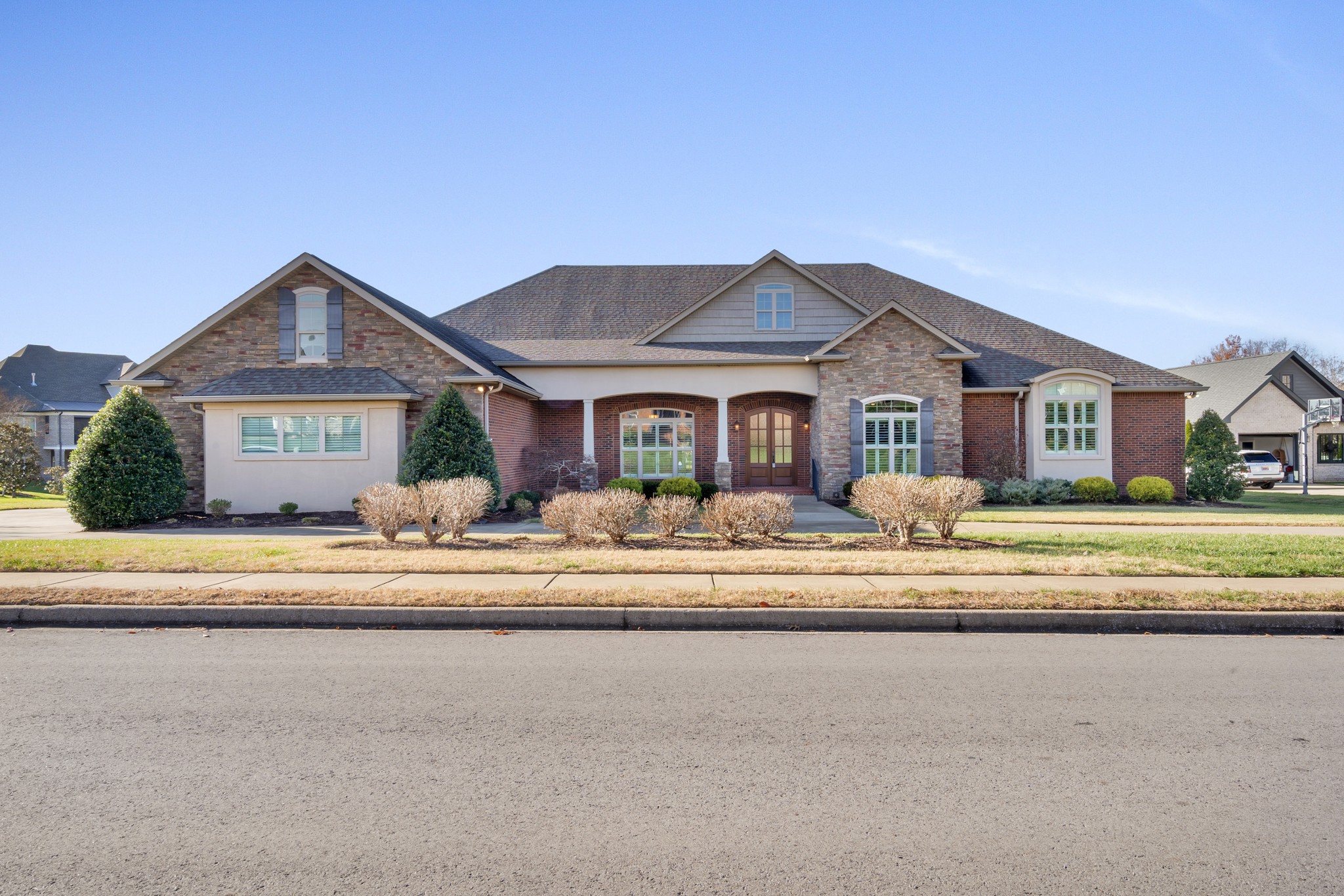 254 Gray Hawk Trail Clarksville, TN 37043 - Photo 1 of 29 a front view of a house with a porch