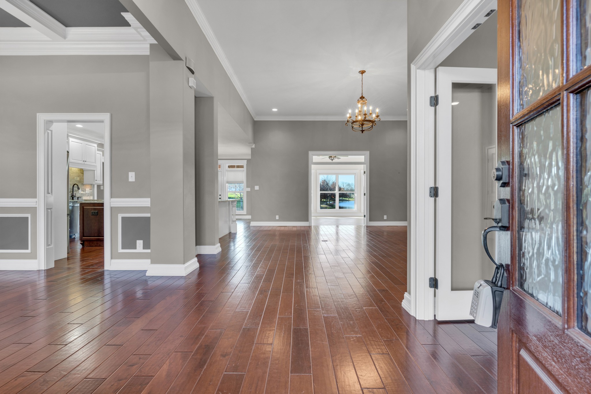 254 Gray Hawk Trail Clarksville, TN 37043 - Photo 2 of 29 wooden floor in a hall with an entryway