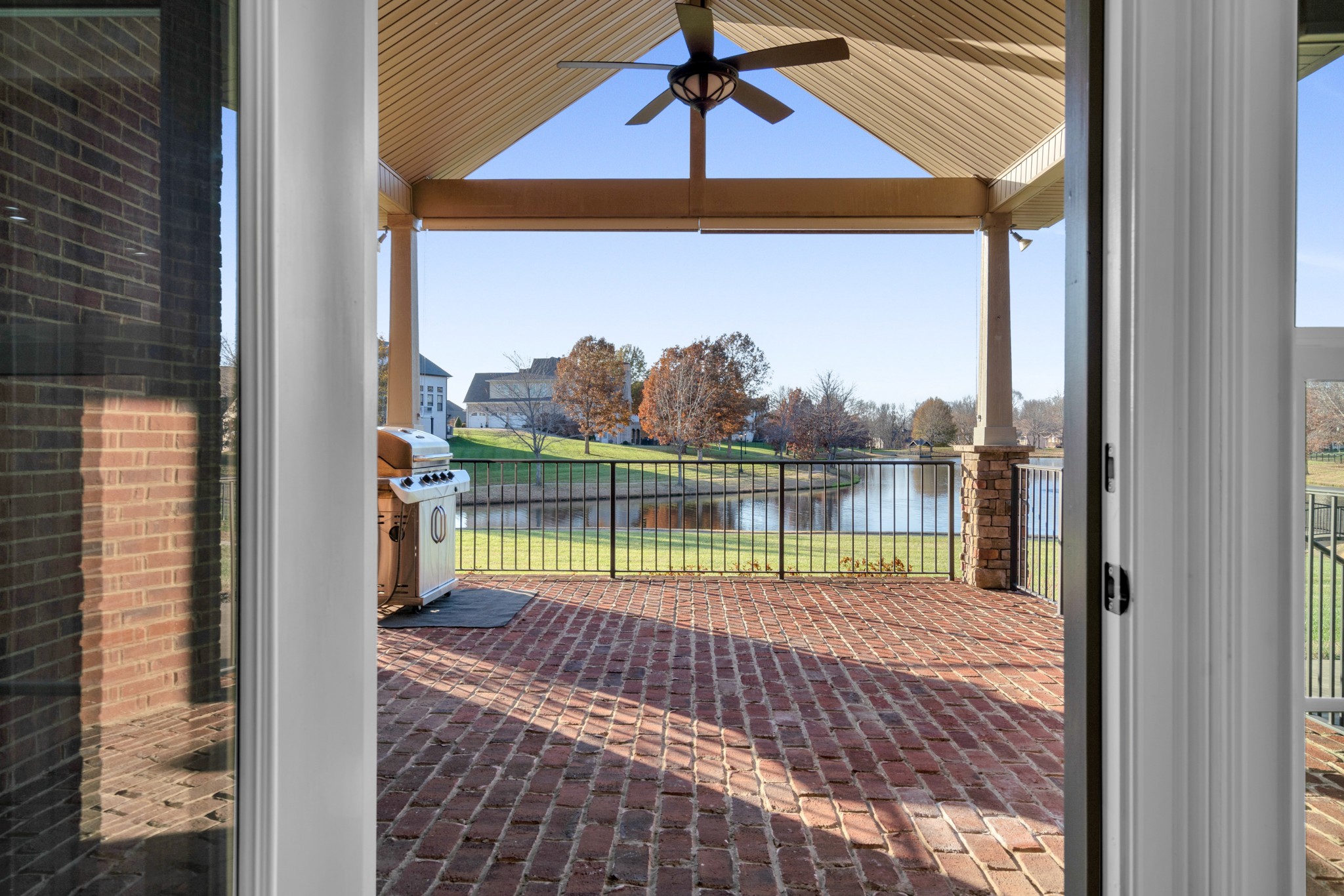 254 Gray Hawk Trail Clarksville, TN 37043 - Photo 25 of 29 a view of a balcony with a lake view