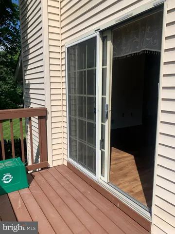 a view of front door