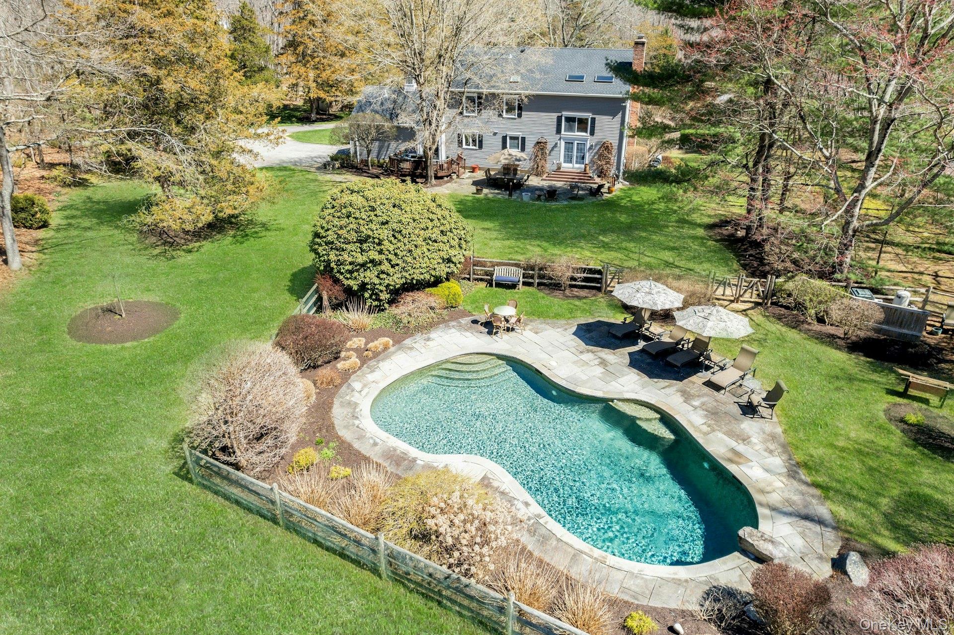 83 Upper Shad Road Pound Ridge, NY 10576 - Photo 32 of 48 Gunite Pool