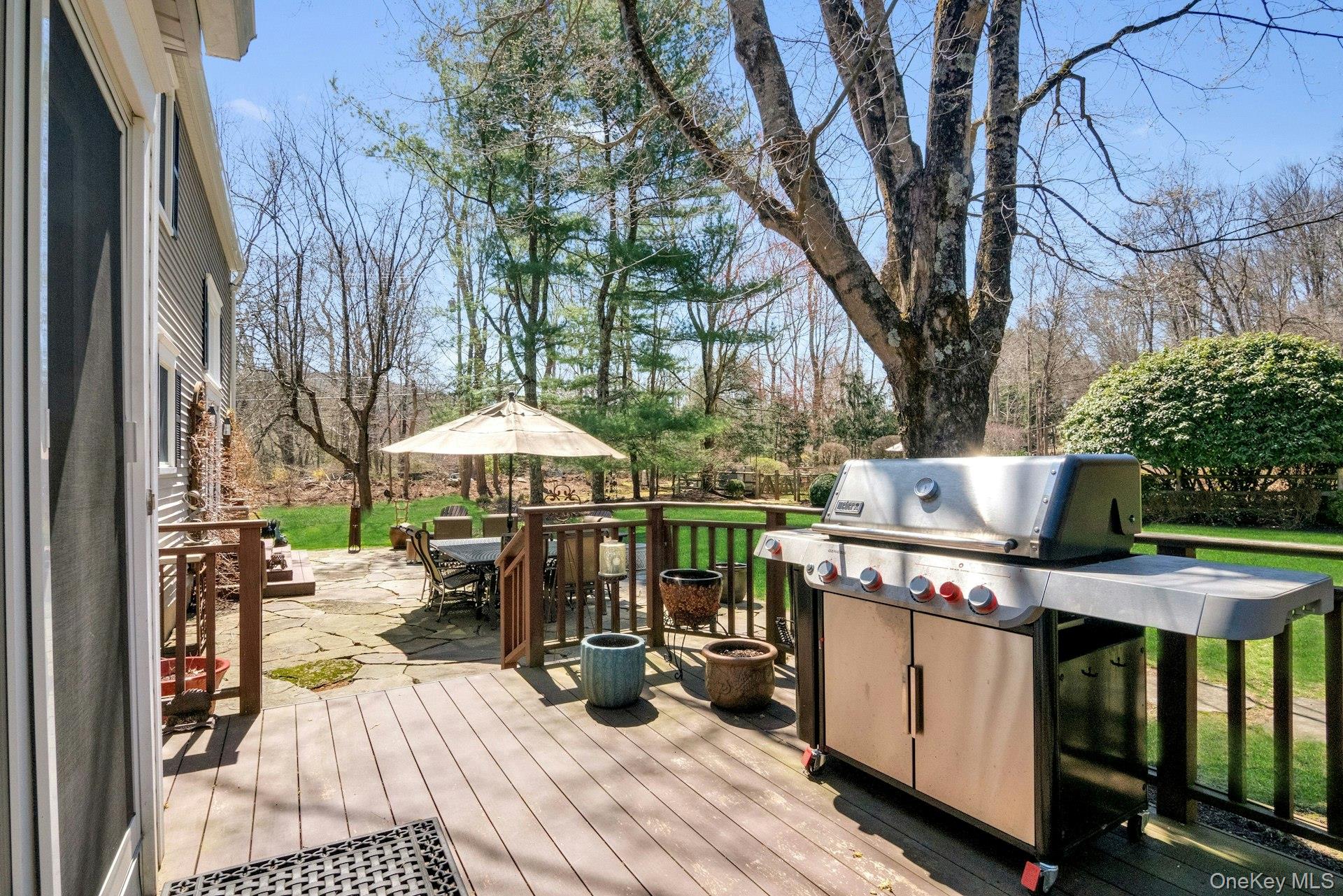 83 Upper Shad Road Pound Ridge, NY 10576 - Photo 40 of 48 Deck off kitchen