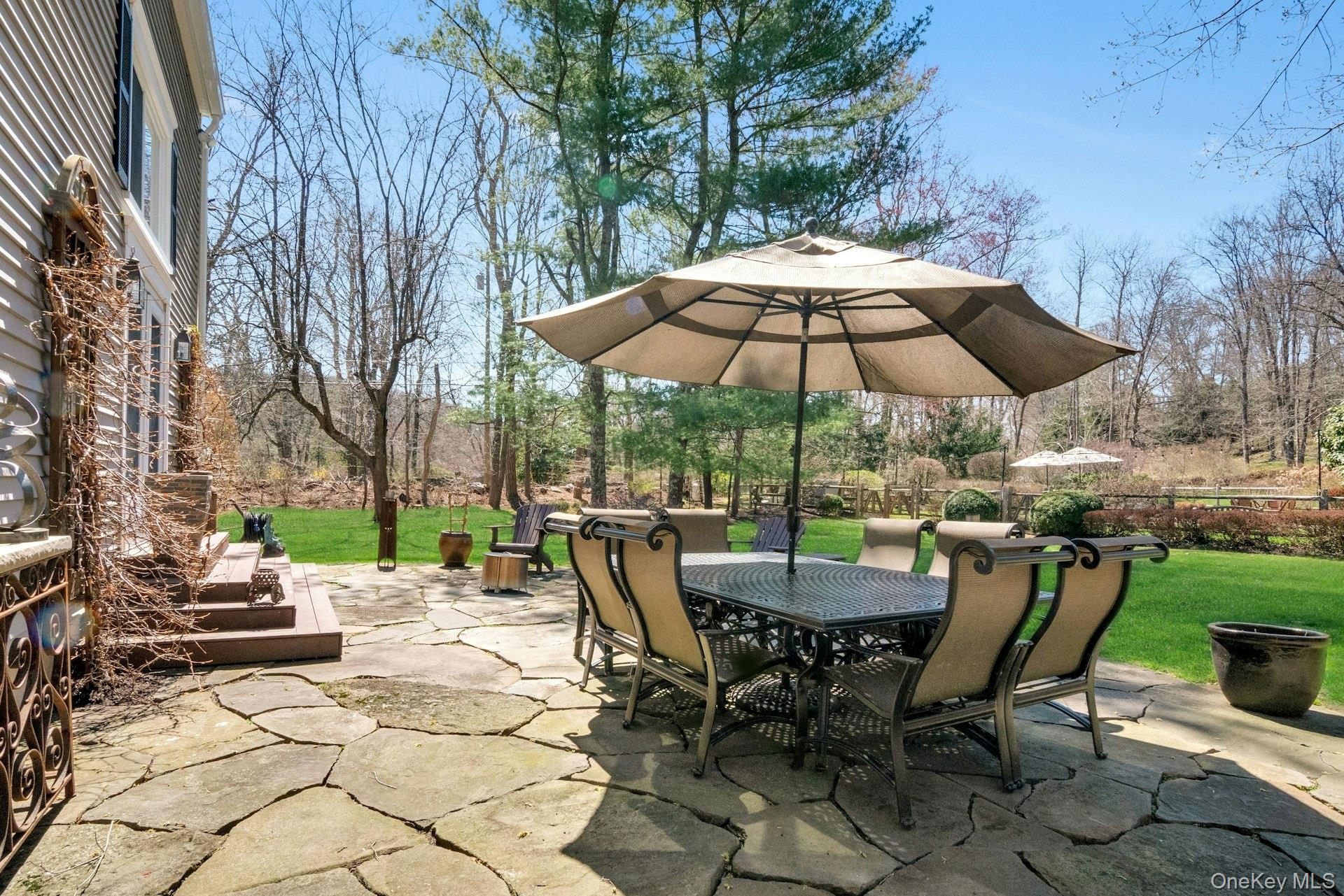 83 Upper Shad Road Pound Ridge, NY 10576 - Photo 41 of 48 Dining patio