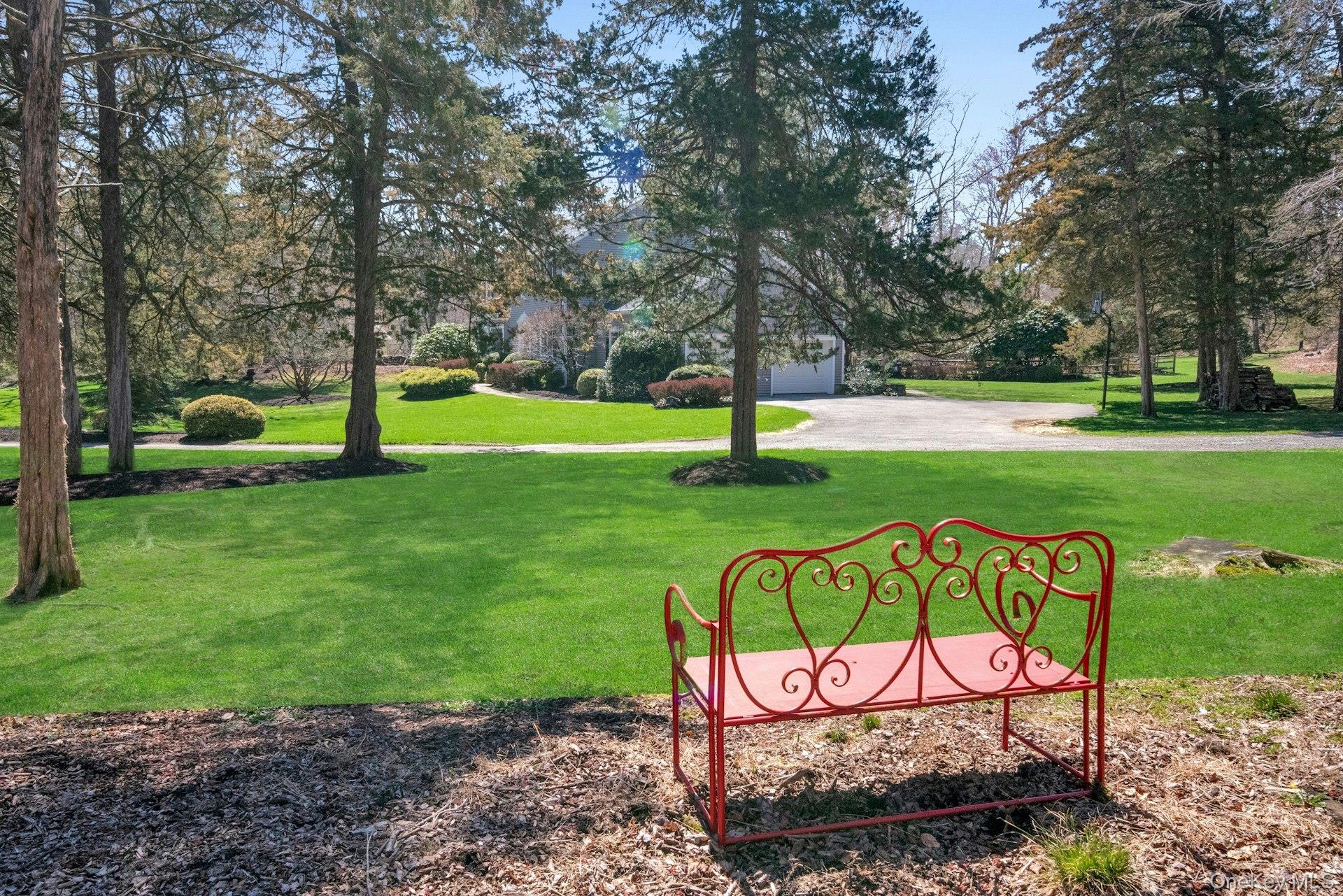 83 Upper Shad Road Pound Ridge, NY 10576 - Photo 44 of 48 View towards 2 car garage