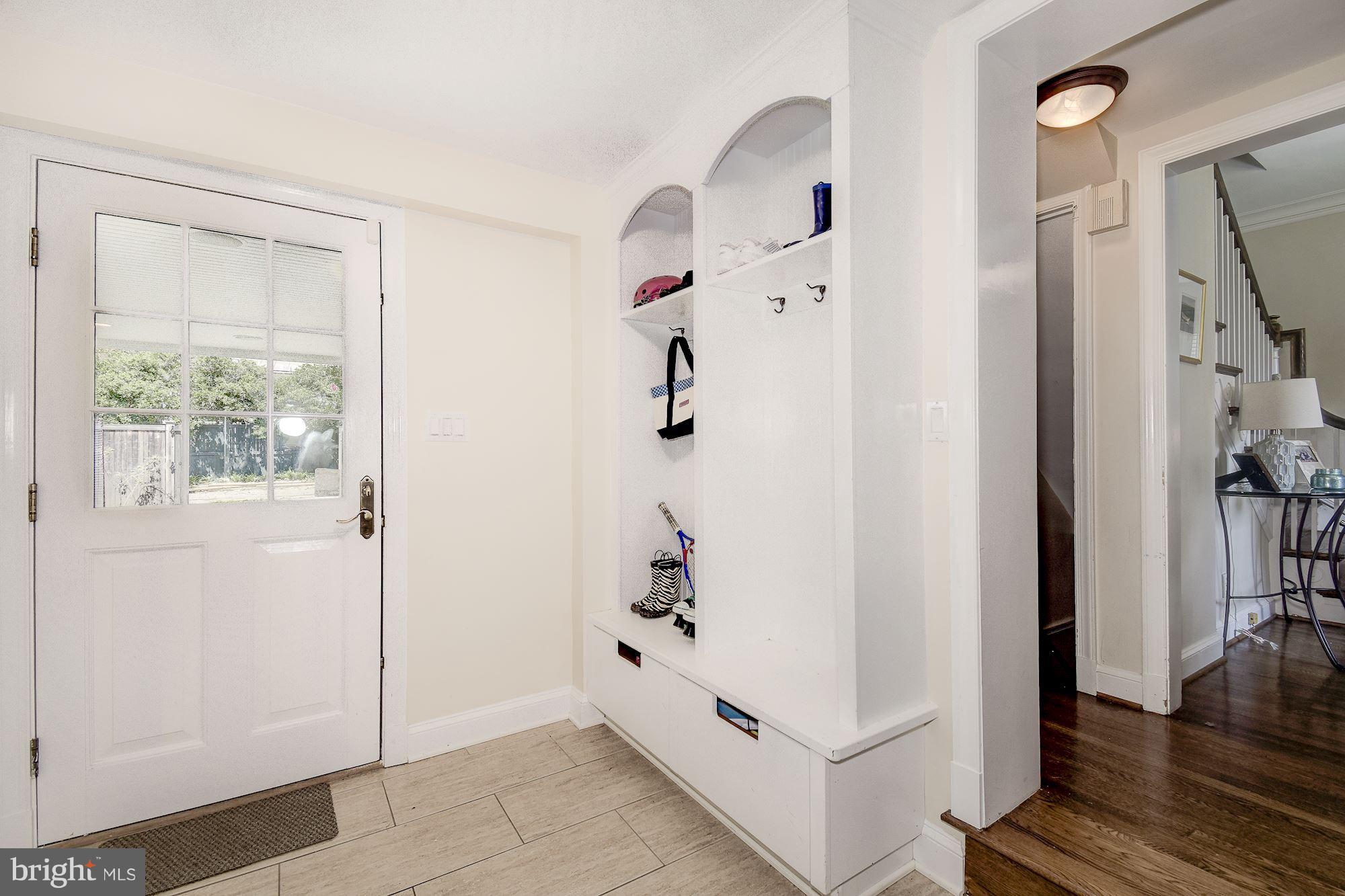 3355 Rittenhouse Street Northwest Washington, DC 20015 - Photo 4 of 28 Mudroom w/built-in lockers