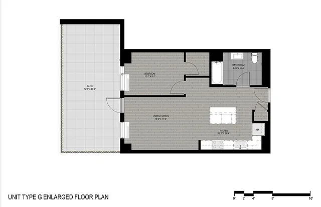 a black and white photo of a living room