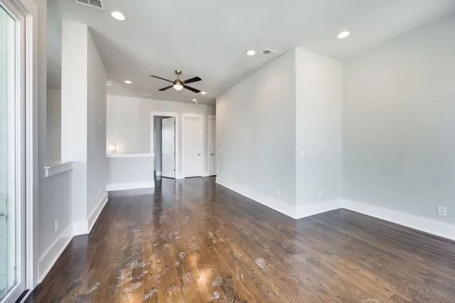 a bathroom with a sink double vanity and a mirror