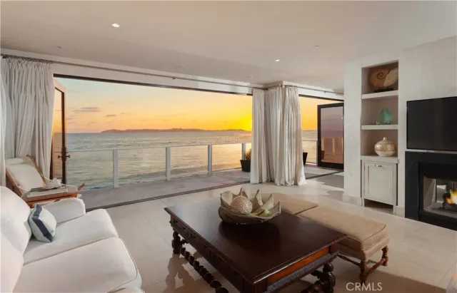 a view of sky from balcony