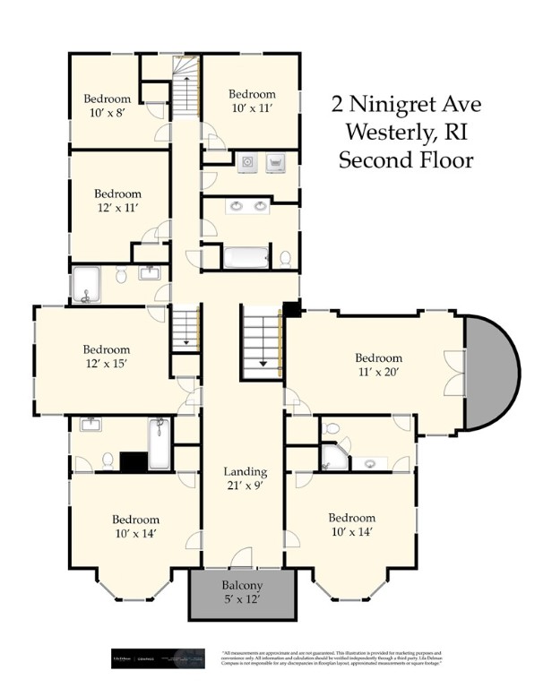 2 Ninigret Avenue Westerly, RI 02891 - Photo 49 of 49 SECOND FLOOR FLOORPLAN