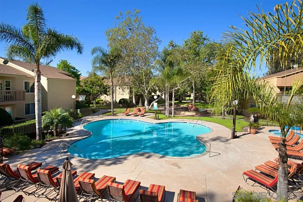 6064 Rancho Mission Road, Unit 448 San Diego, CA 92108 - Photo 14 of 15 a view of a park with plants and trees