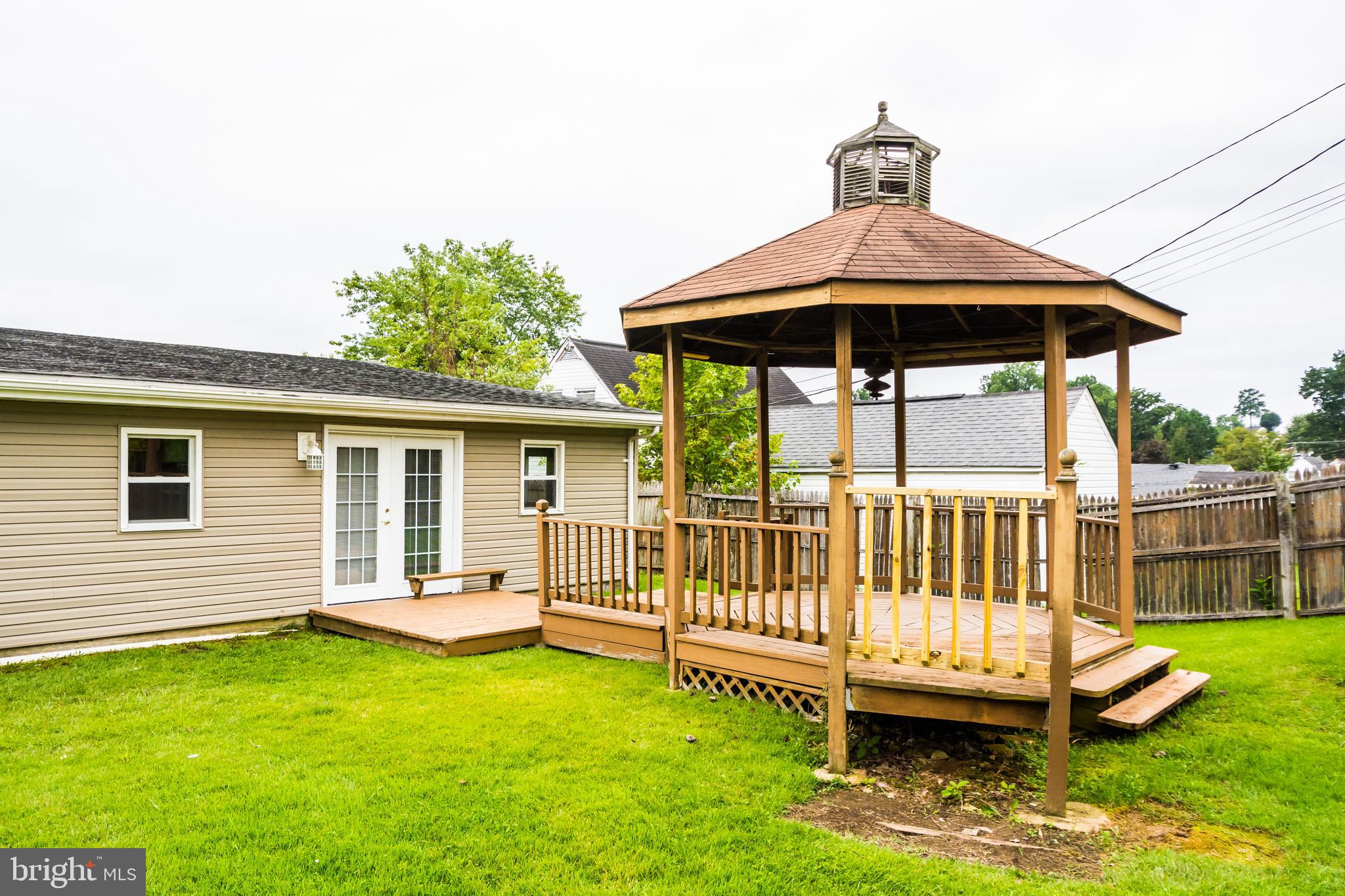418 Enfield Road Joppa, MD 21085 - Photo 41 of 46 Backyard with gazebo