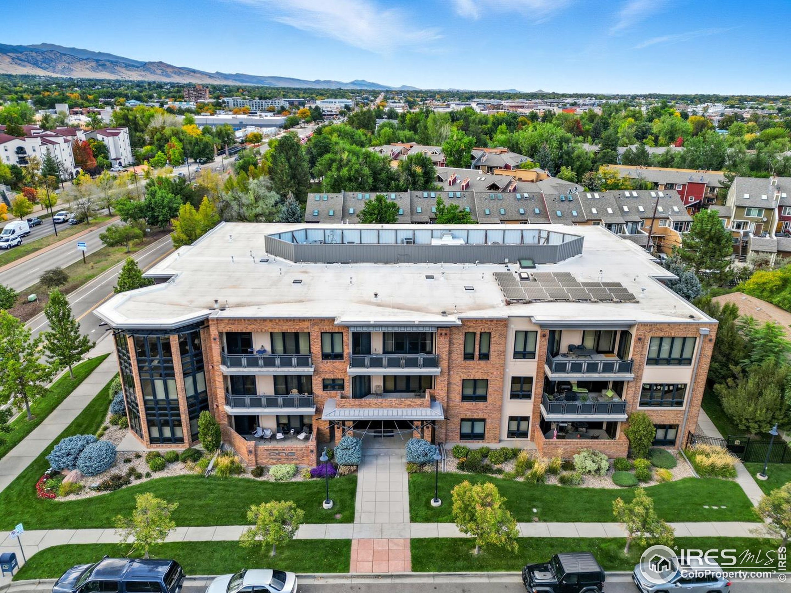 2801 Pennsylvania Avenue, Unit 203 Boulder, CO 80303 - Photo 34 of 50 an aerial view of a house