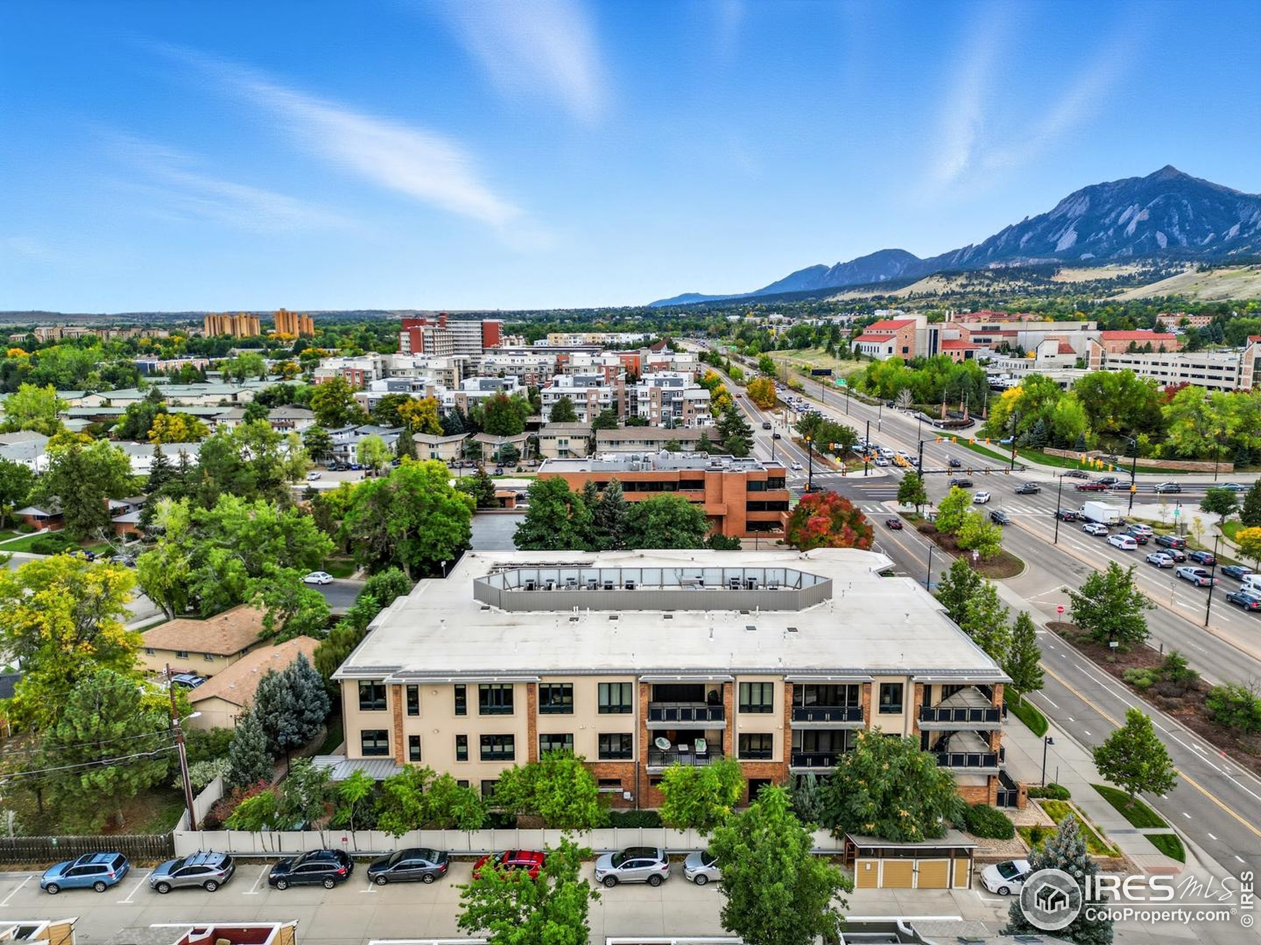 2801 Pennsylvania Avenue, Unit 203 Boulder, CO 80303 - Photo 37 of 50 a view of multiple houses with a city street