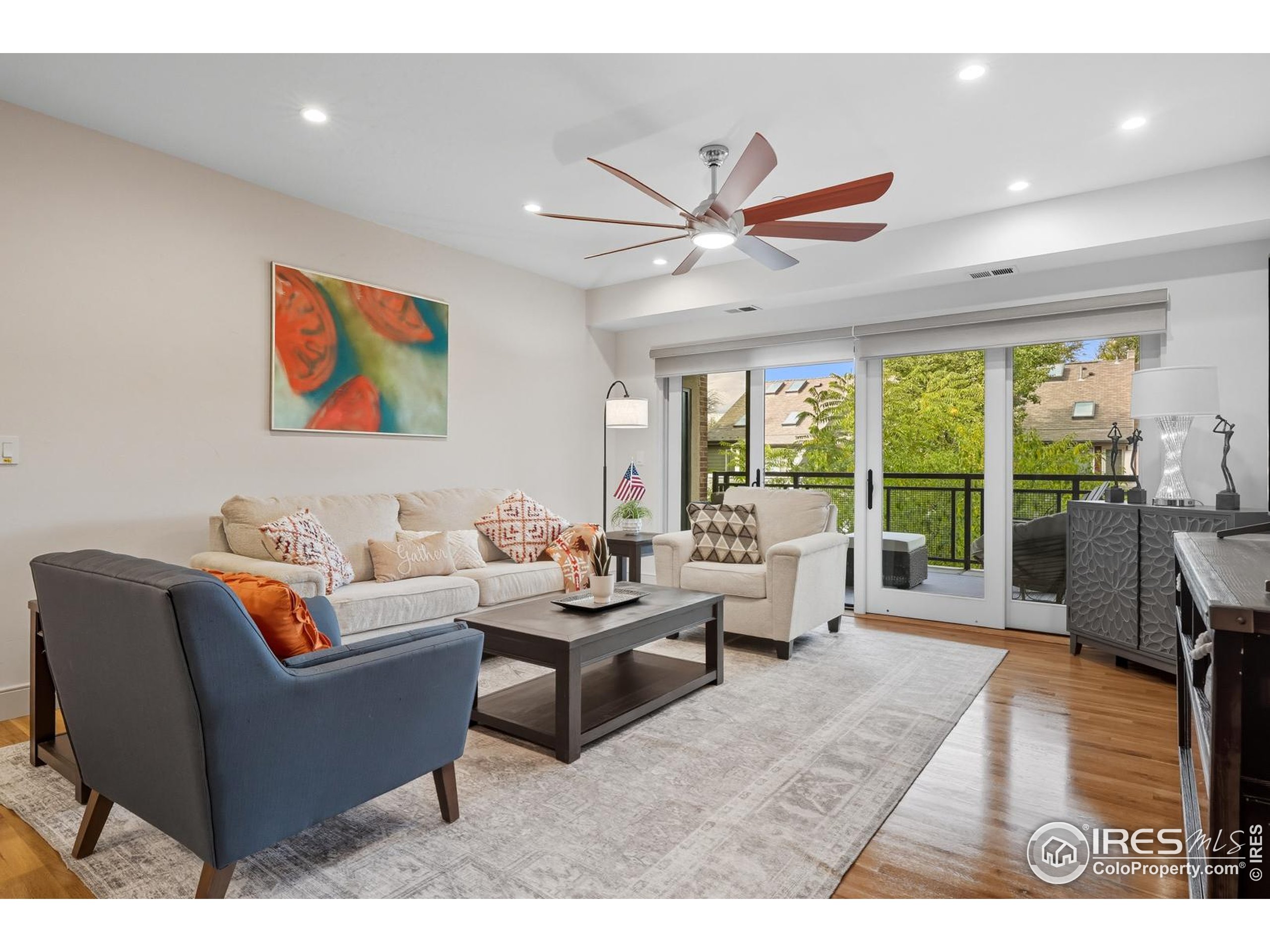 2801 Pennsylvania Avenue, Unit 203 Boulder, CO 80303 - Photo 4 of 50 a living room with furniture and a large window