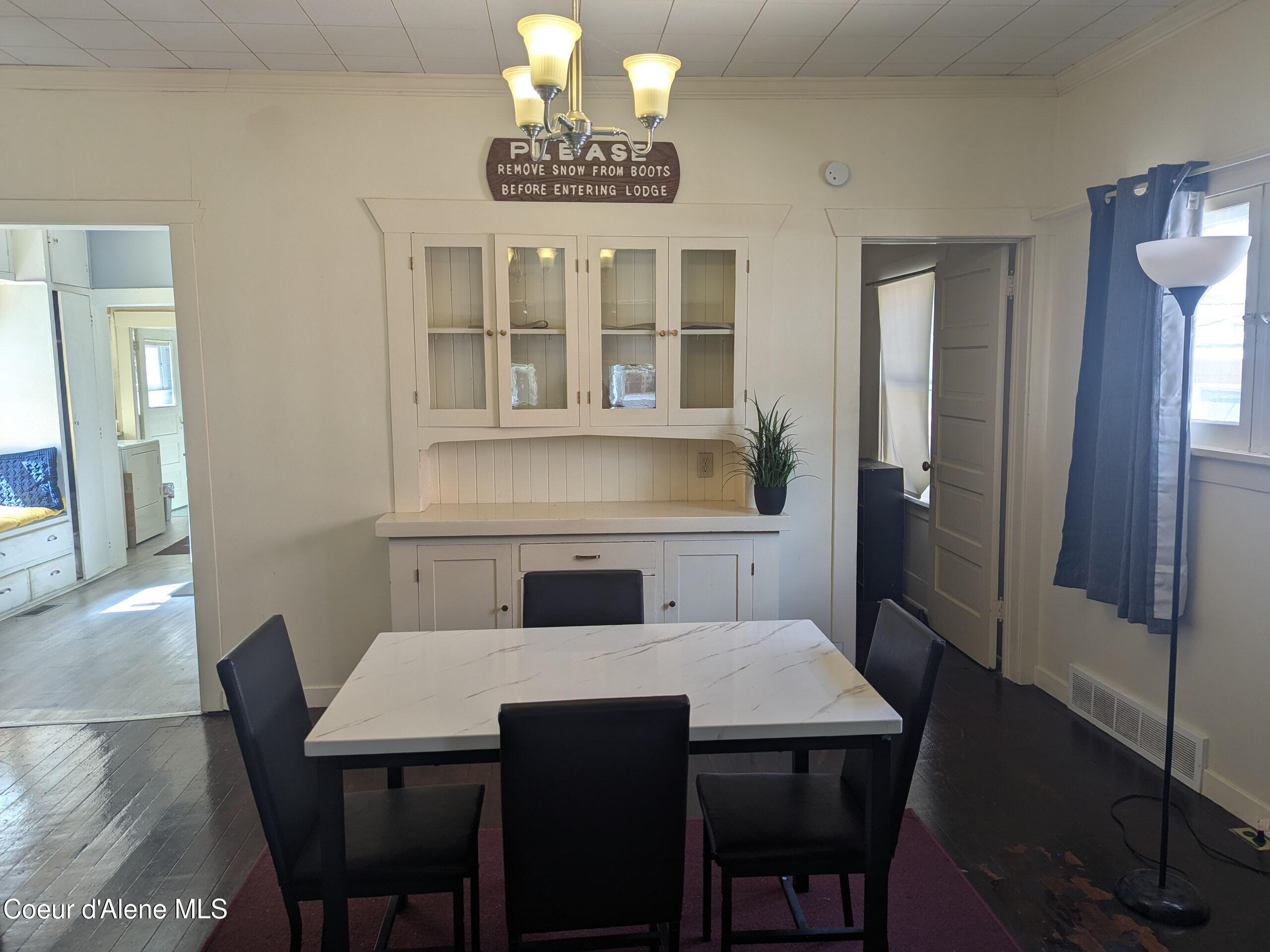 132 King Street Wallace, ID 83873 - Photo 5 of 17 Dining Room with Built-In