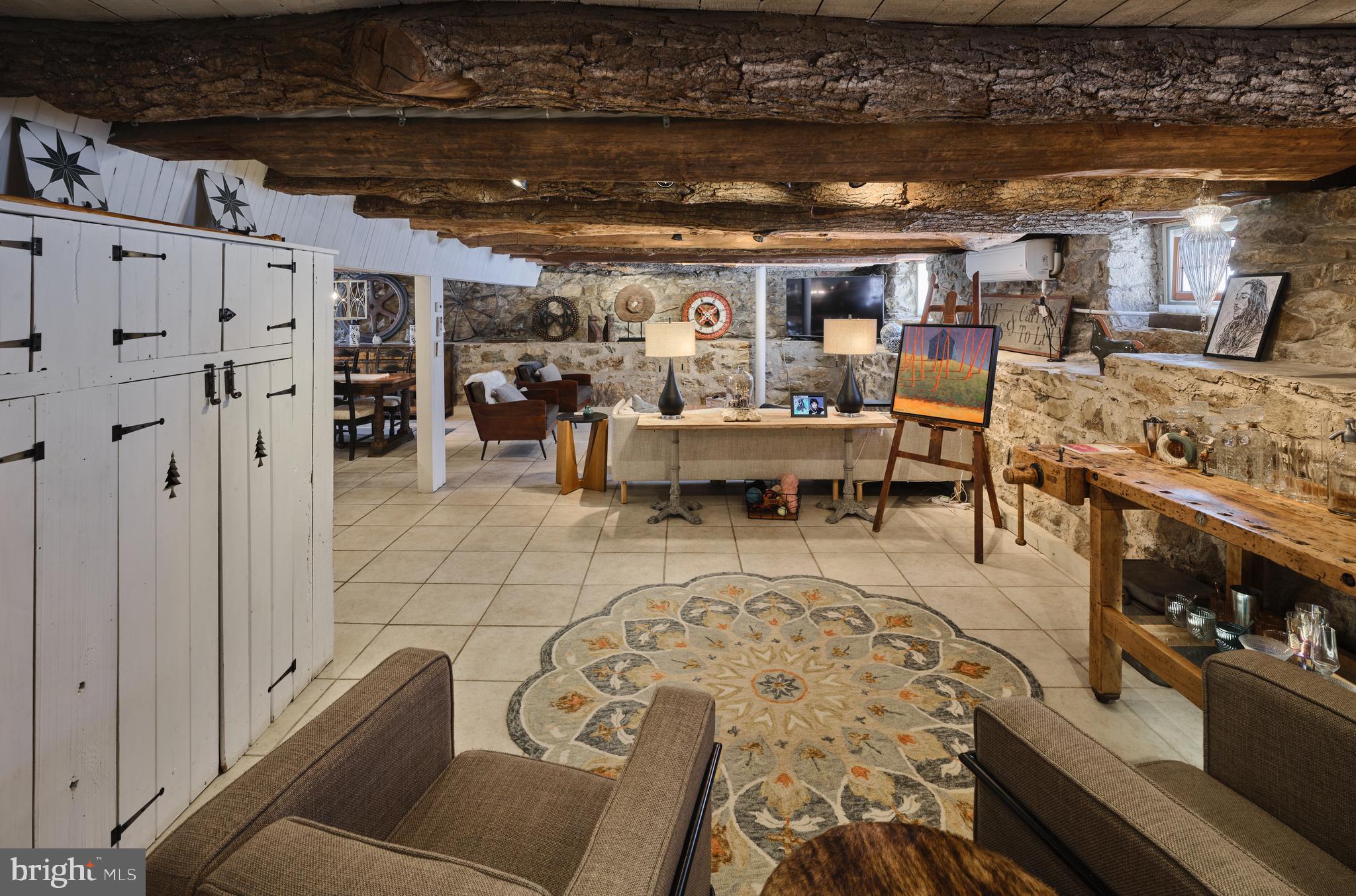 5 Water Street Lebanon, NJ 08833 - Photo 26 of 47 a living room with lots of furniture and a fireplace