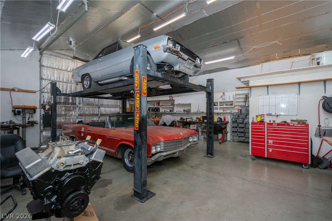2381 Tough Boy Road Pahrump, NV 89060 - Photo 28 of 44 This spacious garage offers ample room for vehicles and projects.