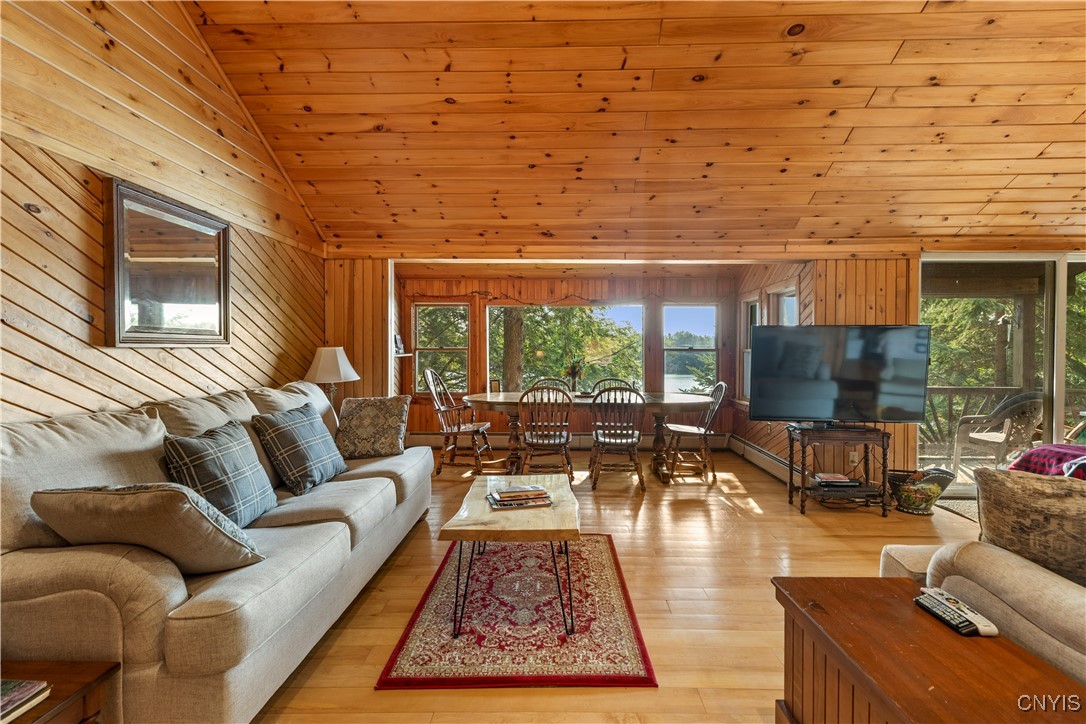 8119 Capron Road Forestport, NY 13494 - Photo 13 of 37 Living room and dining
