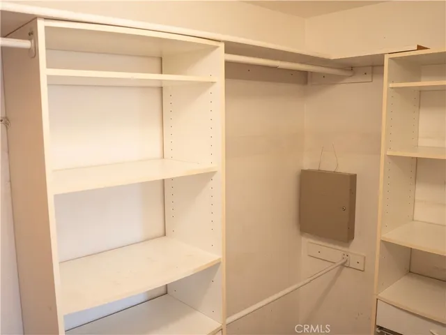 a view of walk in closet