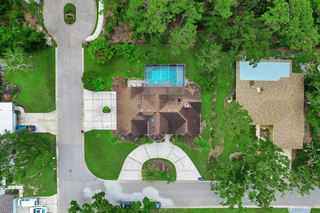 8040 Conservatory Circle Sarasota, FL 34243 - Photo 52 of 52 an aerial view of a house with garden space and a ocean view