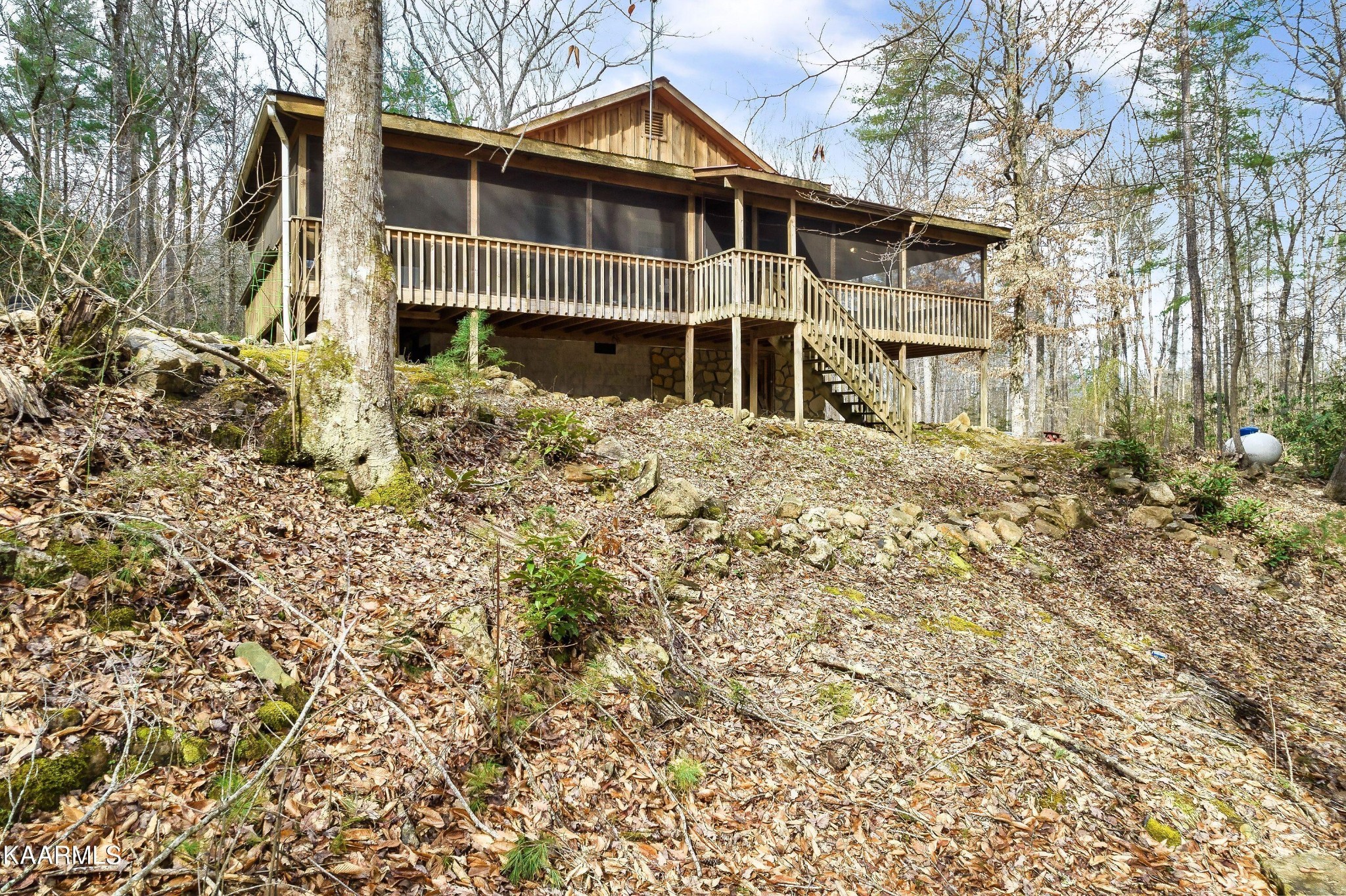 3390 Rocky Ridge Road Cosby, TN 37722 - Photo 3 of 45 a view of a house with a yard
