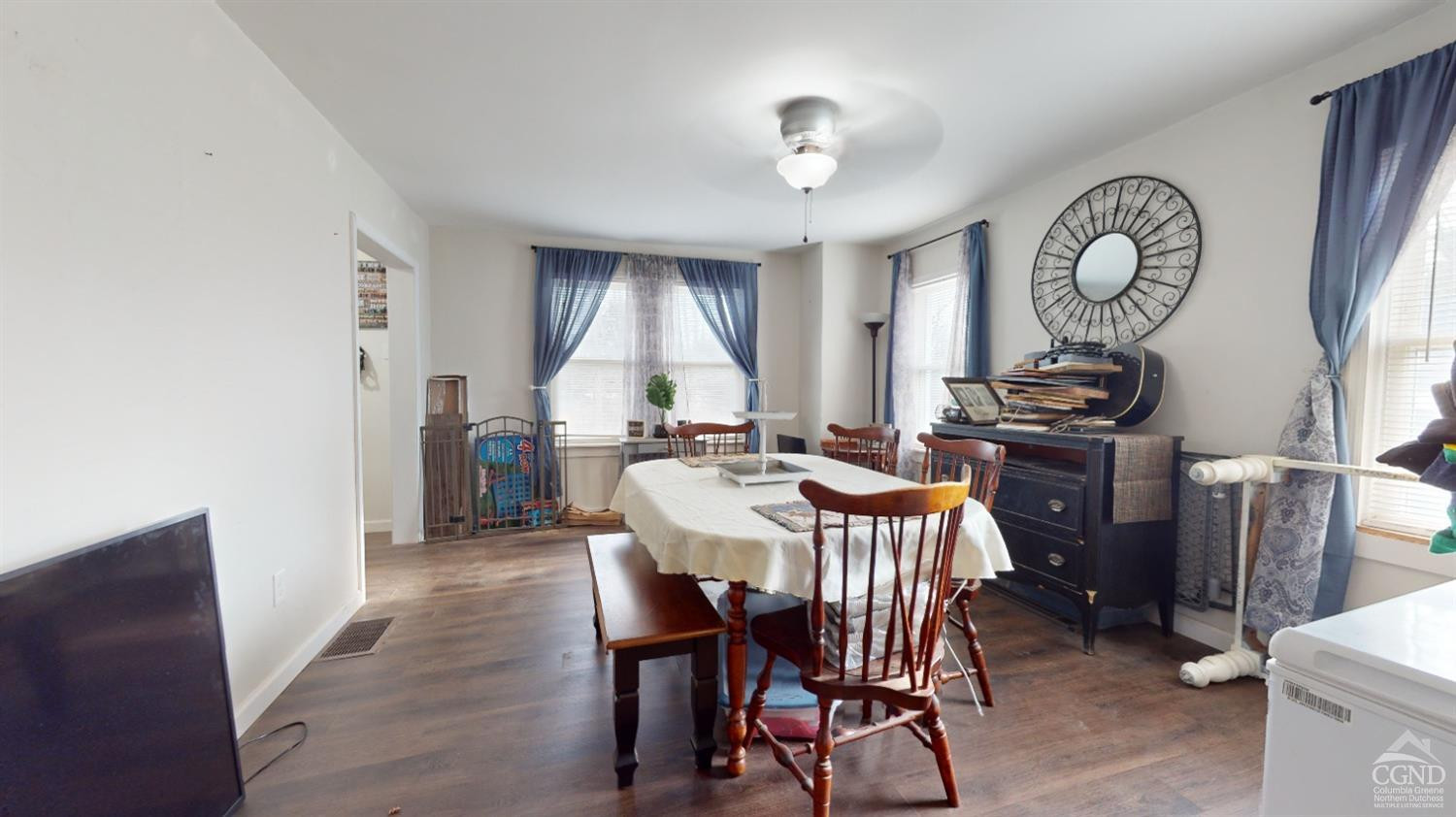 19 Fulton Parkway Cairo, NY 12413 - Photo 5 of 31 a view of a dining room with furniture window and wooden floor