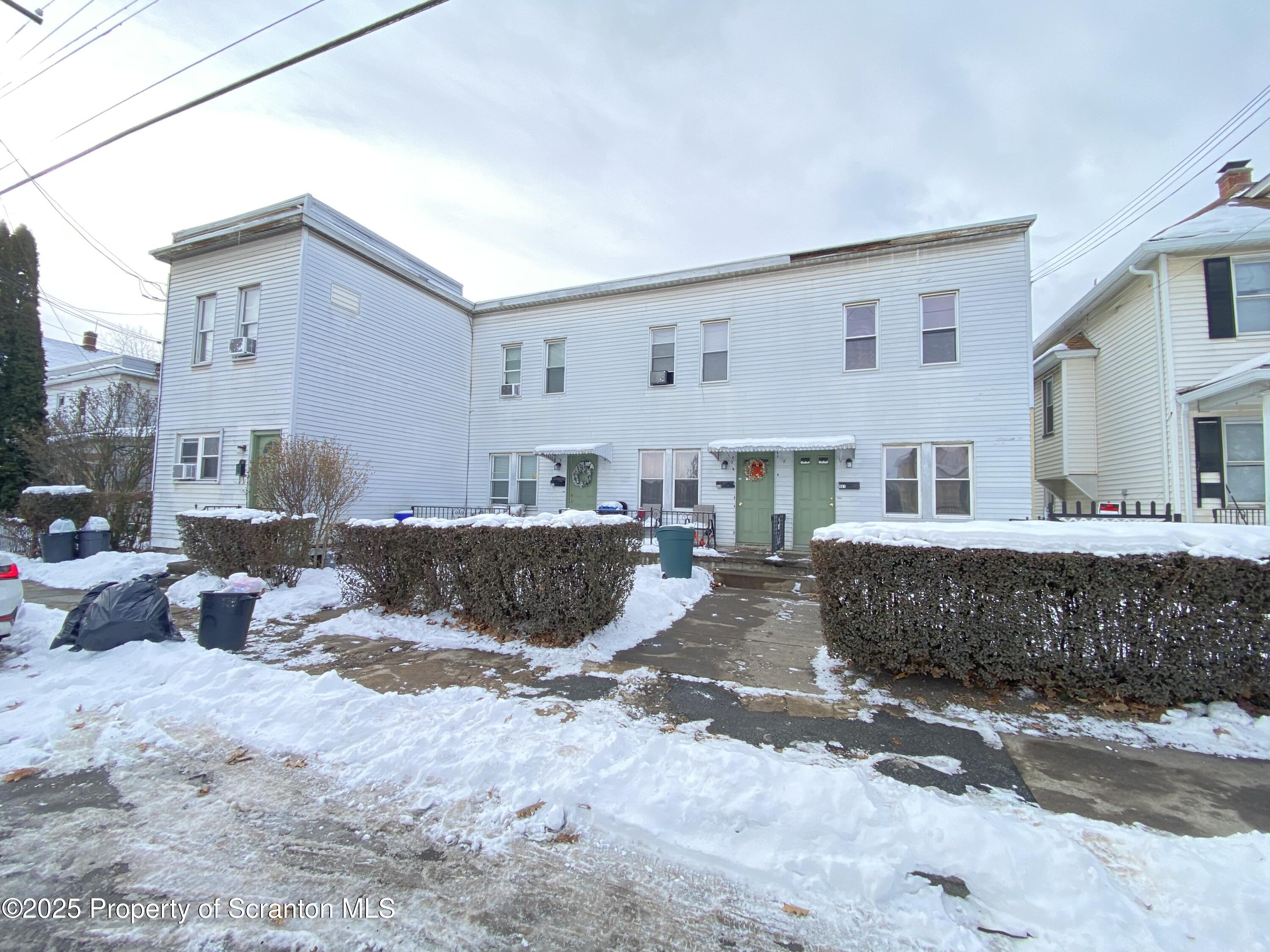 a view of a house with a outdoor space