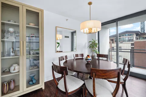 a kitchen with a stove and a microwave