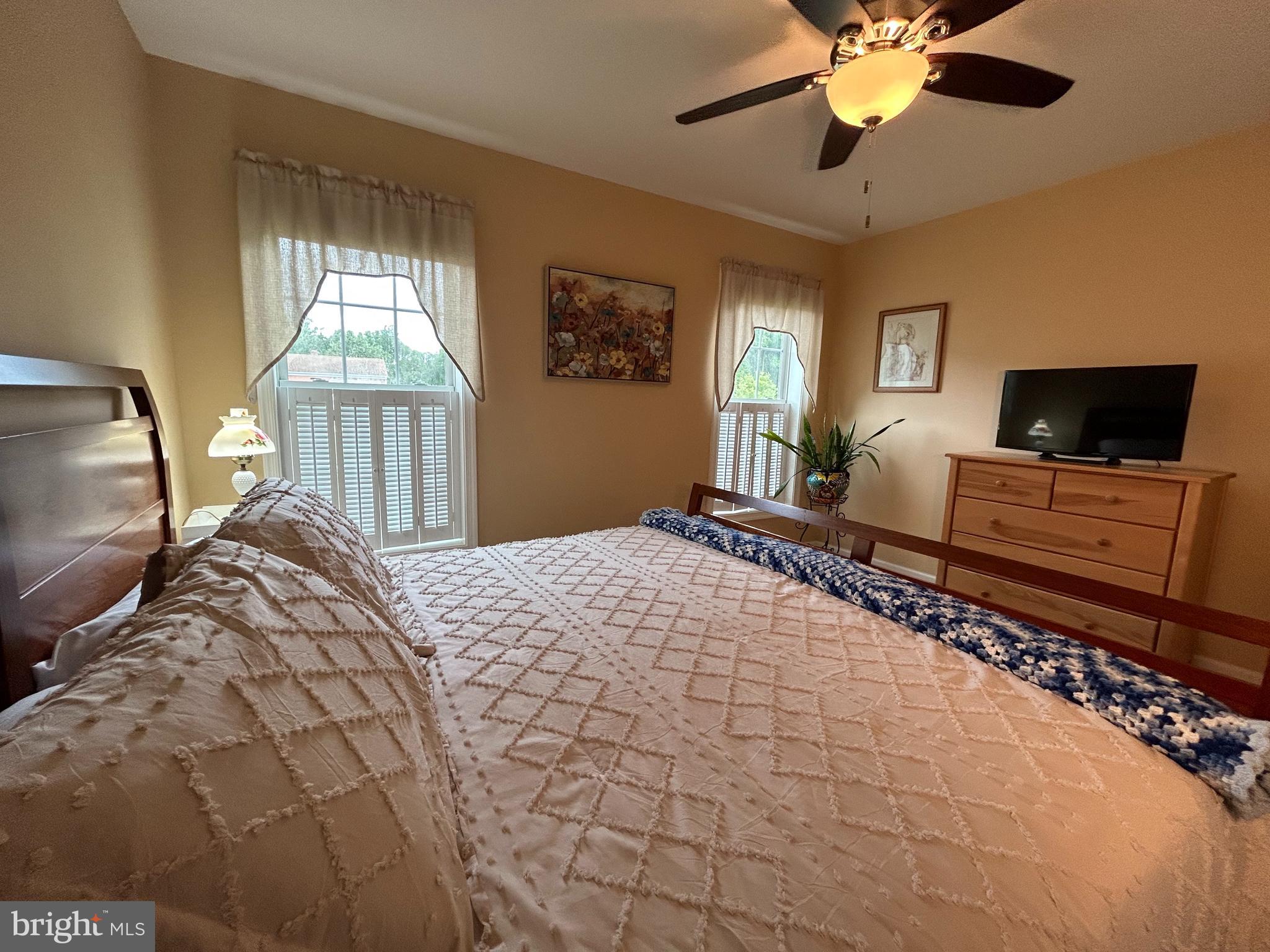 20346 Cool Spring Road Milton, DE 19968 - Photo 52 of 67 a bedroom with a bed and a flat screen tv