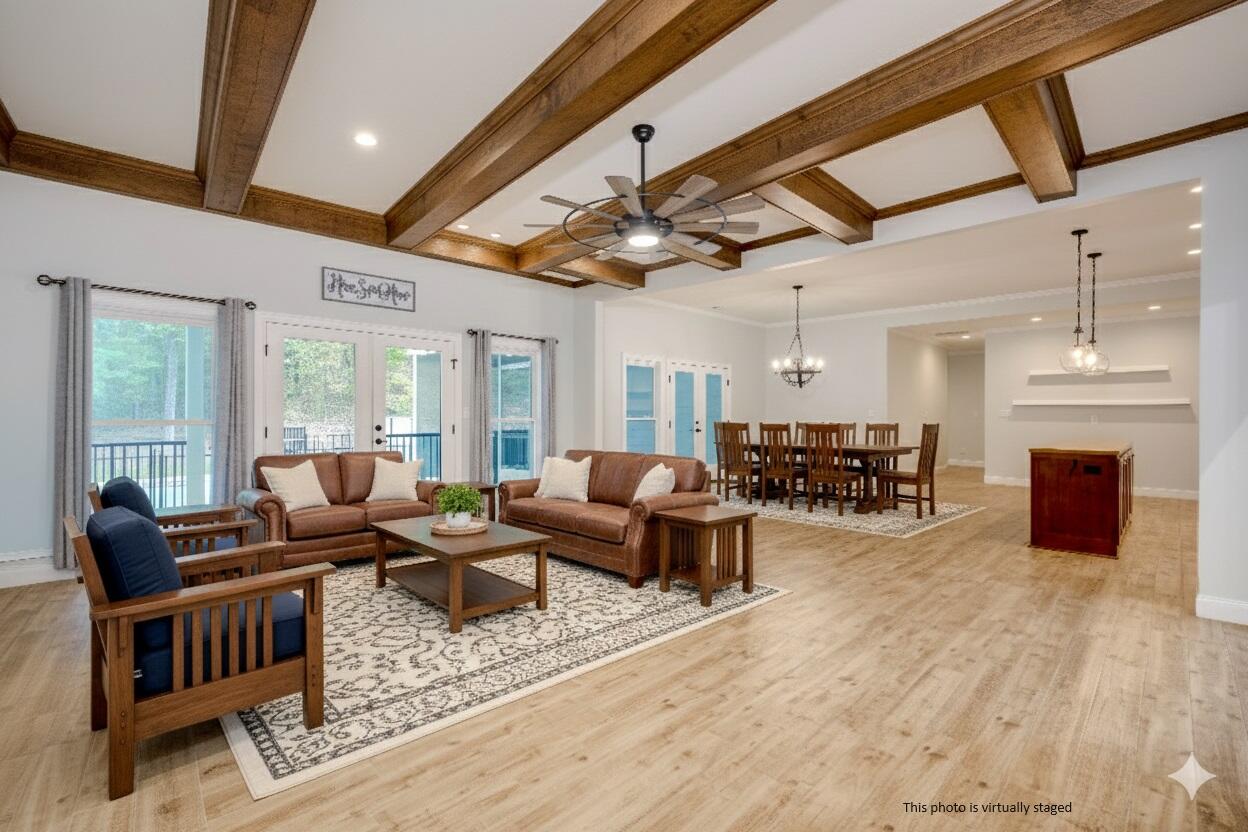 4062 Horsham Trail Dearing, GA 30808 - Photo 14 of 70 Living/Dining Room Virtually Staged