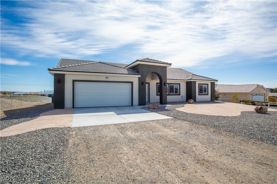 801 Fort Churchill Road Pahrump, NV 89060 - Photo 3 of 35 Front View of the House From the Left