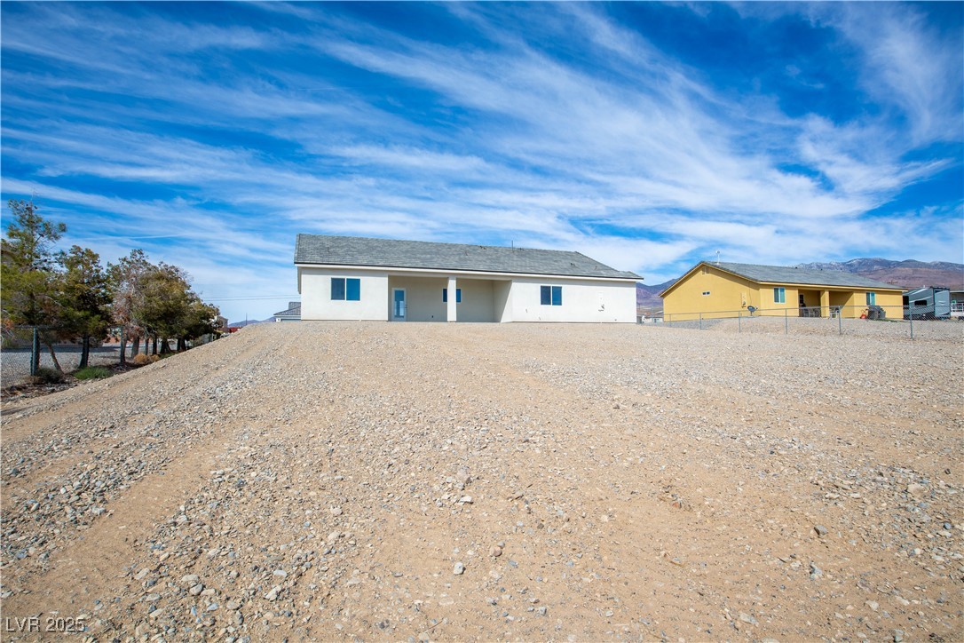 801 Fort Churchill Road Pahrump, NV 89060 - Photo 31 of 35 View of the Back of the House