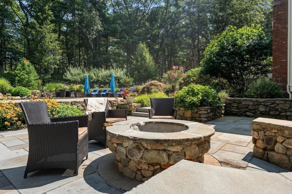 137 Lake Street Sherborn, MA 01770 - Photo 34 of 42 a view of a backyard with sitting area