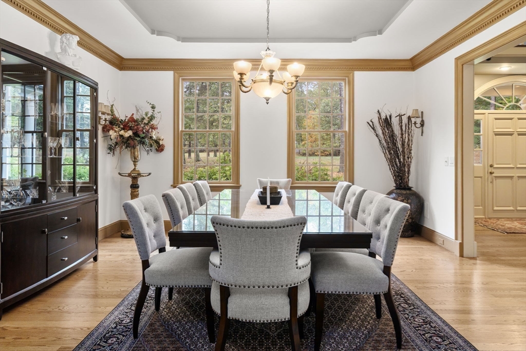 137 Lake Street Sherborn, MA 01770 - Photo 6 of 42 a view of a dining room with furniture window and outside view