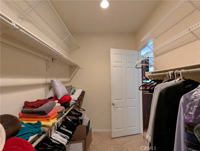 a view of a room with shelves