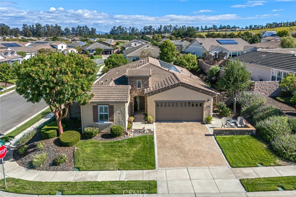 1147 Contessa Way Nipomo, CA 93444 - Photo 33 of 57 an aerial view of a house with a yard