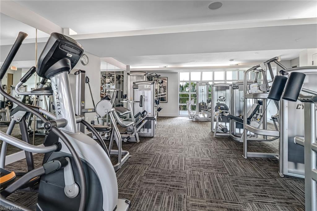 3000 Oasis Grand Boulevard, Unit 606 Fort Myers, FL 33916 - Photo 44 of 47 a view of a room with gym equipment