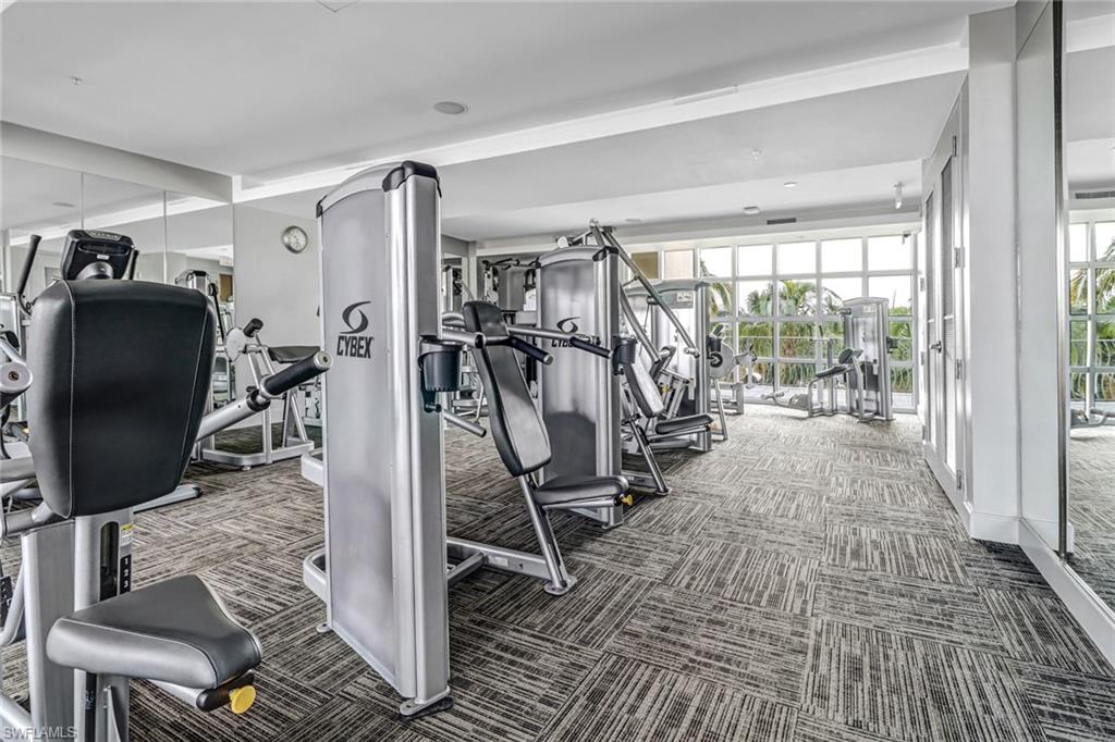 3000 Oasis Grand Boulevard, Unit 606 Fort Myers, FL 33916 - Photo 47 of 47 a view of a room with gym equipment
