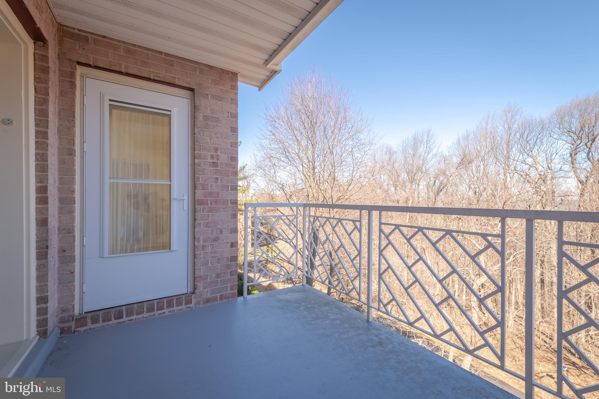 412 Rockfleet Road, Unit 303 Lutherville-Timonium, MD 21093 - Photo 32 of 34 Balcony facing woods