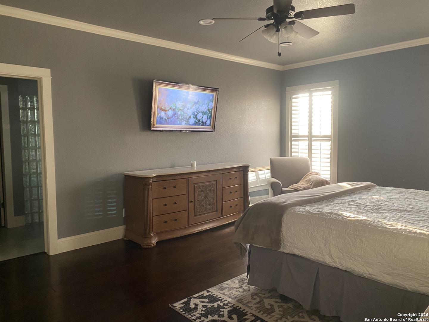 32010 Oak Ridge Parkway Bulverde, TX 78163 - Photo 27 of 48 a bedroom with a bed and a dresser