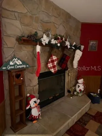 a room filled with furniture and a couch