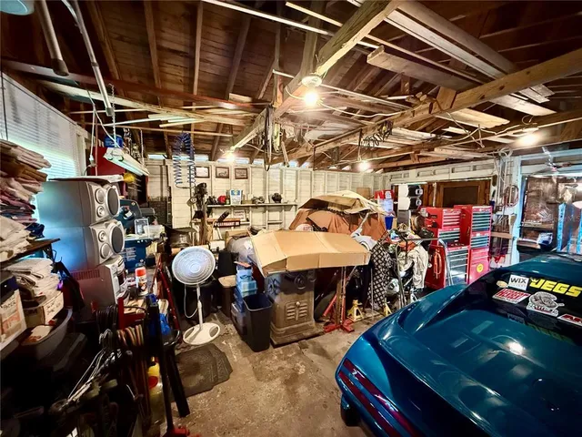 a view of swimming pool with a yard