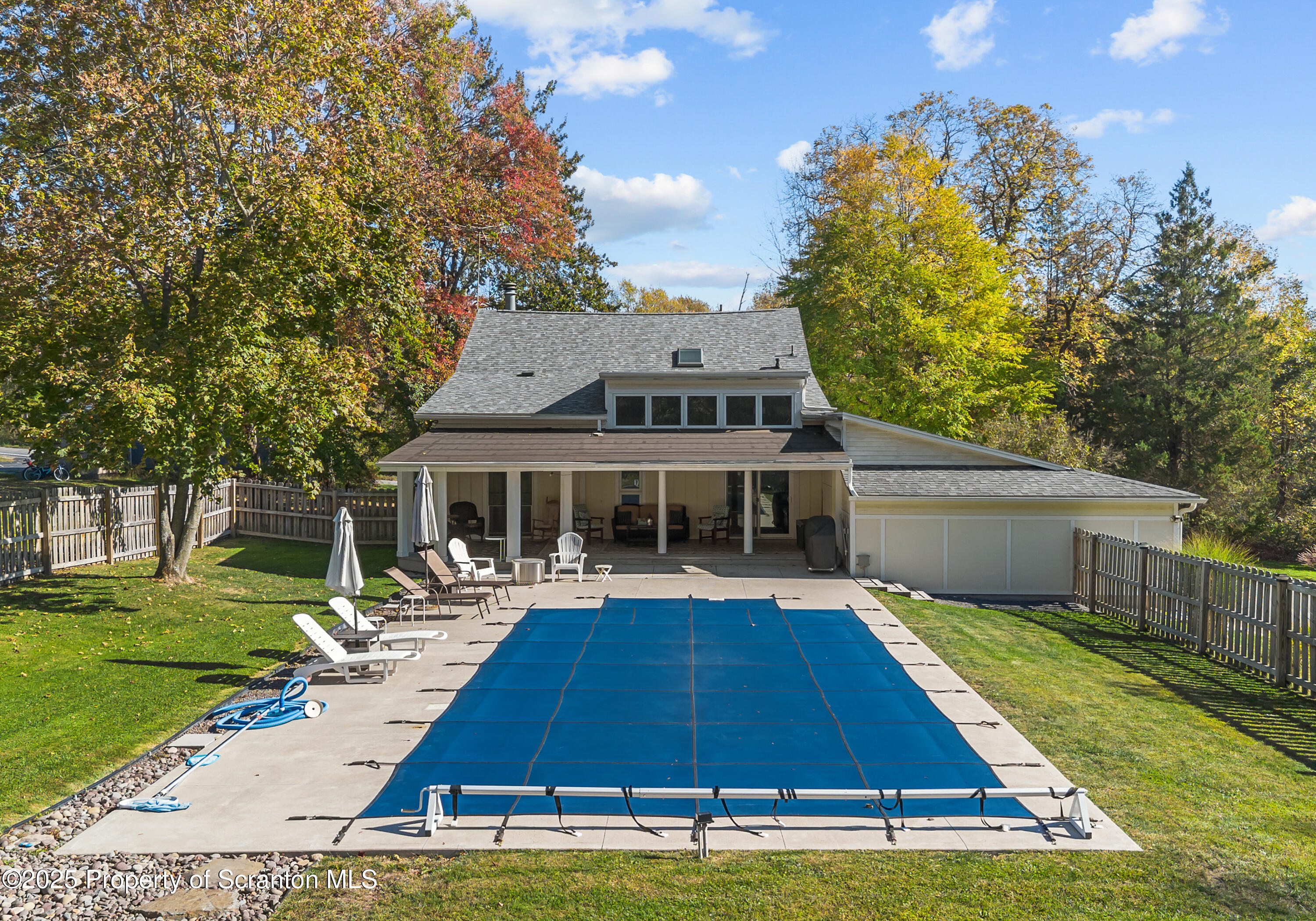 367 Carbondale Road Clarks Summit, PA 18411 - Photo 45 of 66 a view of a house with swimming pool and sitting area