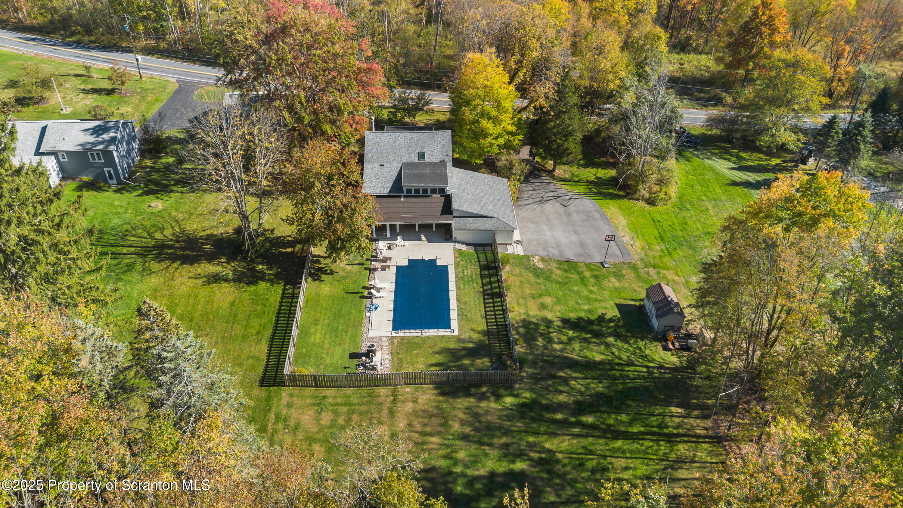 367 Carbondale Road Clarks Summit, PA 18411 - Photo 51 of 66 aerial view of a house with a yard
