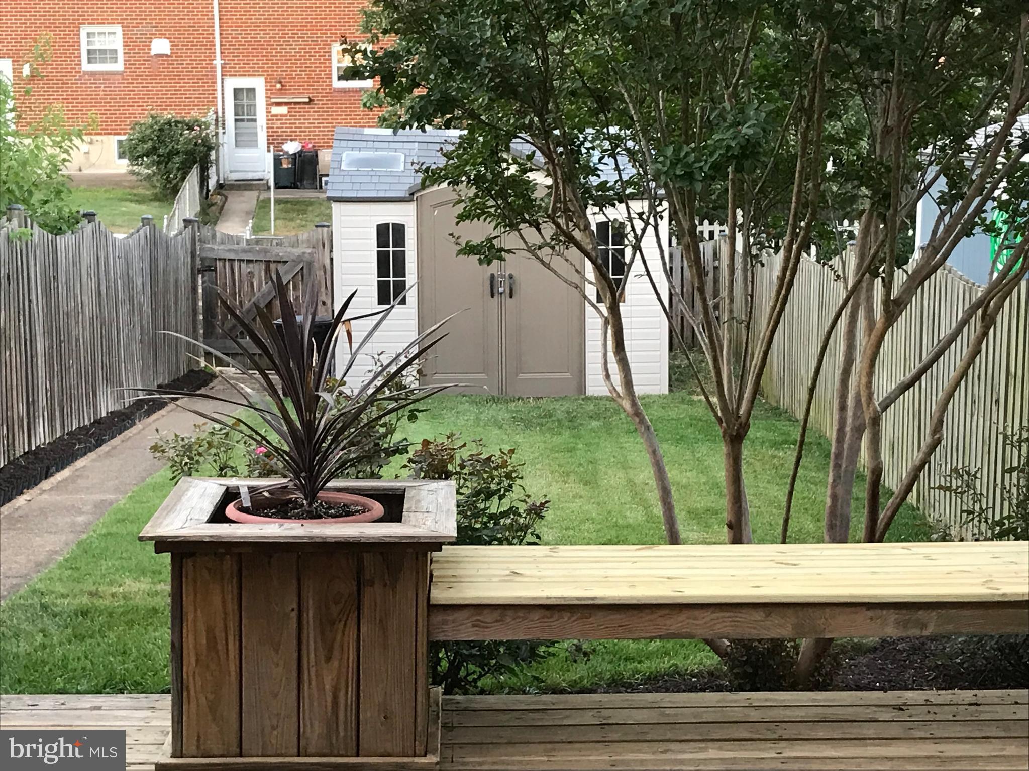 5659 Chelwynd Road Baltimore, MD 21227 - Photo 27 of 30 Exterior (Rear) Deck, Fenced Yard, Shed